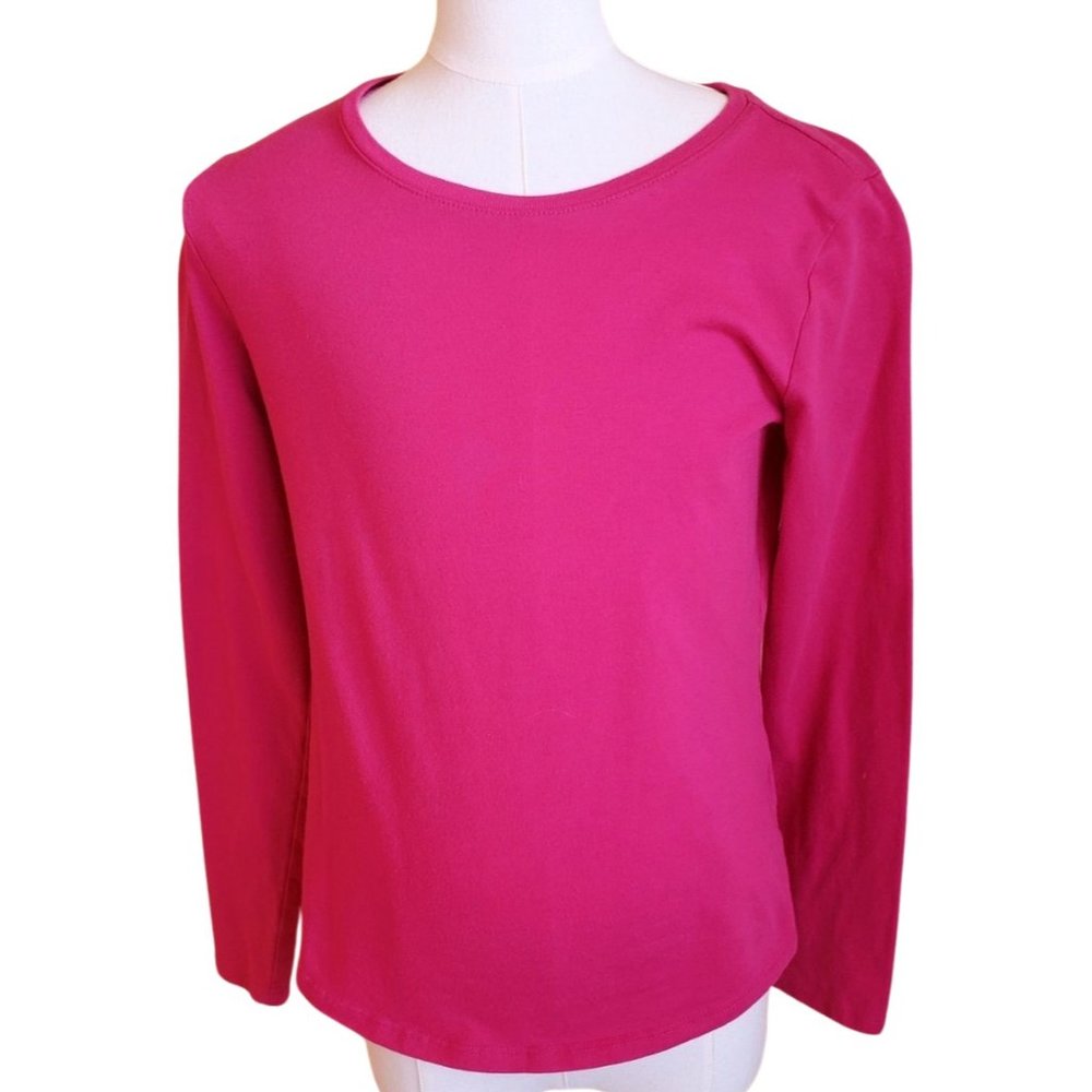 Wonder Nation Girls Long Sleeve Top – Size Large (10/12) – Pink - Picture 4 of 10